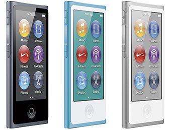 $15 off Apple iPod nano 16GB MP3 Player Latest - 7th Gen (7 colors)