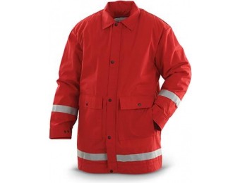 80% off Spiewak Red Reflective Parka Jacket, Waterproof
