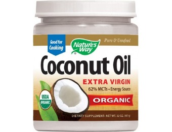 50% off Nature's Way Organic Extra Virgin Coconut Oil, 32 oz