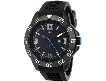 53% off Tommy Hilfiger Men's Cool Sport Black Ion-Plated Watch