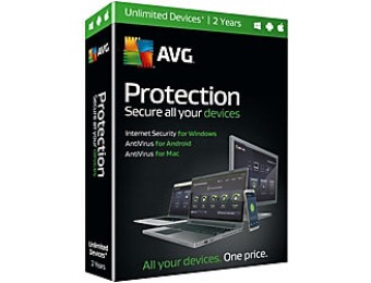38% off AVG Protection 2016, 2 Year, Download Version
