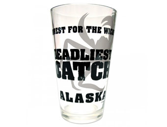 80% off Deadliest Catch No Rest for the Wicked Beverage Glass