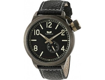 66% off Vestal Unisex CTN3L07 Canteen Black and Gold Watch