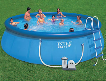 $150 off Intex 18' x 48" Easy Set Swimming Pool