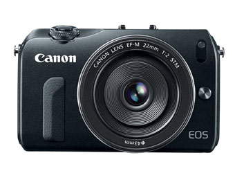 $300 off Canon EOS M 18MP Camera w/ EF-M 22mm STM Lens