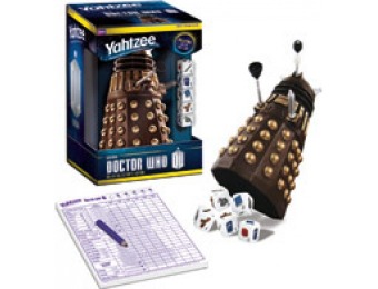 67% off Yahtzee: Doctor Who Dalek Collector's Edition