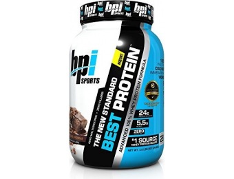 56% off BPI Sports Best Whey Protein, Chocolate Brownie, 2 lbs.
