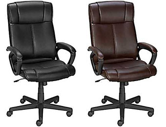 $100 off Staples Turcotte Luxura Managers Chair (Black or Brown)