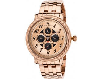 78% off Lucien Piccard Watches Potenza Rose-Tone Watch