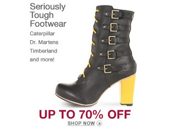 Up to 70% off Timberland, Dr Martens, Caterpillar & More