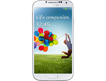 $150 off Samsung Galaxy S4 I9500 4G Unlocked Mobile Phone (White)