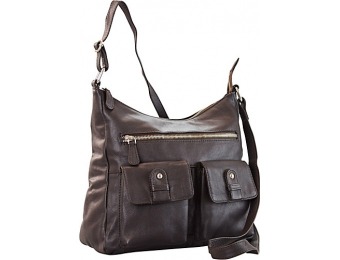 55% off R & R Collections 2 Front Pockets Hobo Leather Handbag