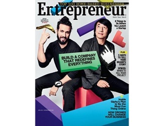 92% off Entrepreneur Magazine - 12 issues / 12 months subscription