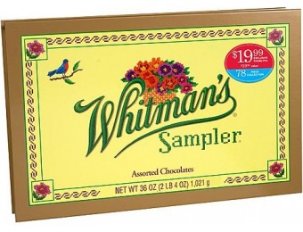 75% off Whitman's Assorted Jumbo Sampler 36 oz