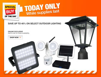 Save Up to 40% off Coleman & XEPA Outdoor Lighting