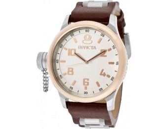 94% off Invicta Signature/Russian Diver Leather Watch
