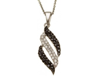 90% off Sterling Silver Cubic Zirconia Pendant