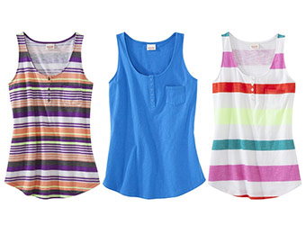 46% off Mossimo Supply Co. Juniors Scoop Neck Tank (8 colors)