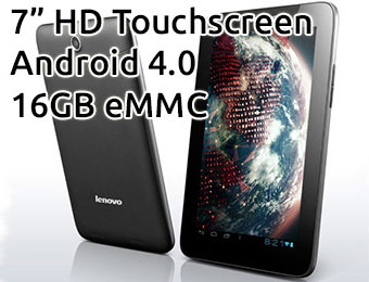 $110 off Lenovo IdeaPad 7" Tablet A2107, ecoupon: USPA61718