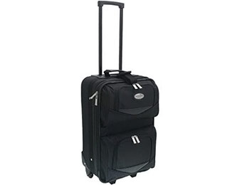 50% off Overland 20" Expandable Upright Vertical Rolling Suitcase