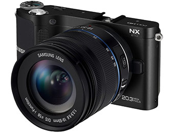 $501 off Samsung NX210 20.3MP WiFi Digital Camera