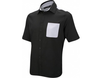 50% off Chcb James Woven Button Up Short Sleeve Cycling Jersey