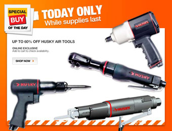 Up to 60% off Husky Air Tools