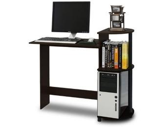 50% off Furinno 11181EX Compact Computer Desk (Espresso/Black)