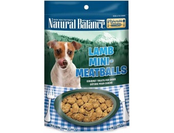 41% off Natural Balance Lamb Mini Meatballs Dog Treats