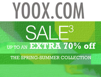 Up to an Extra 70% off YOOX Spring-Summer Collection