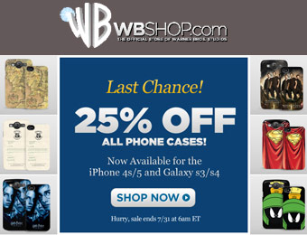 25% off All Phone Cases including iPhone 4S/5 & S3/S4 Cases