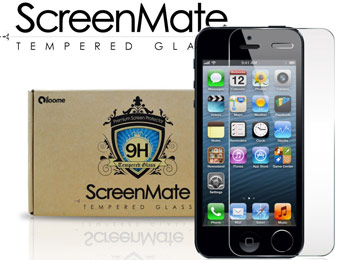 71% off iPhone 5 Tempered Glass ScreenMate Screen Protector