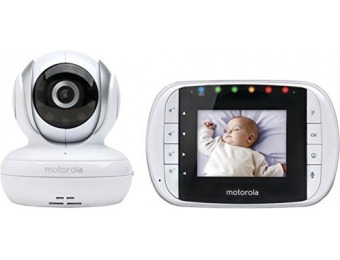 69% off Motorola MBP33S Wireless Video Baby Monitor w/ Color LCD