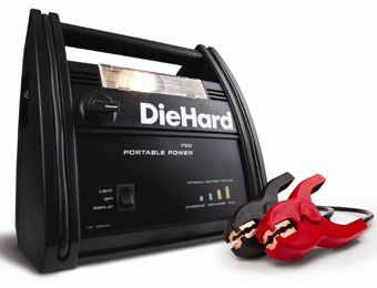 $31 off DieHard Portable Power 750 with 12 Volt Outlet & Light
