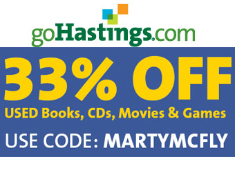 Extra 33% off Books, CDs, Movies & Games w/code: MARTYMCFLY