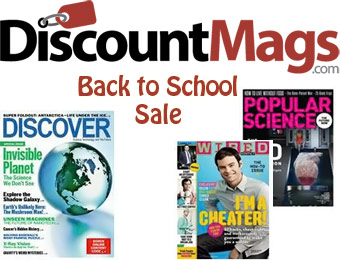 DiscountMags Back To School Magazine Sale from $4 per year