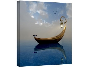 95% off ArtWall Cynthia Decker 'Narcissism' Gallery-Wrapped Canvas