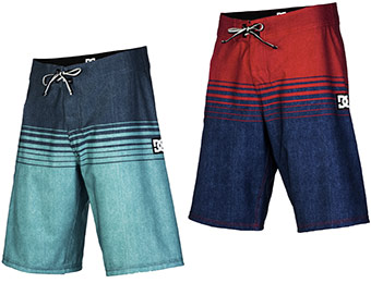 50% off DC Banyan Men's Board Shorts (spruce, red, or black)