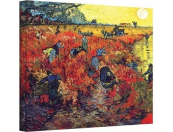 82% off Vincent Vangogh's Red Vinyard At Aries Gallery Canvas