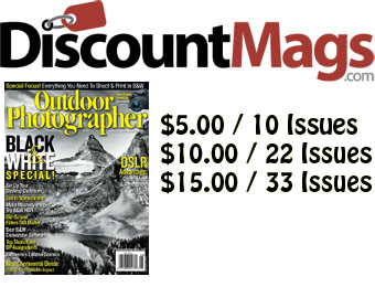 87% off Outdoor Photographer Magazine Annual Subscription