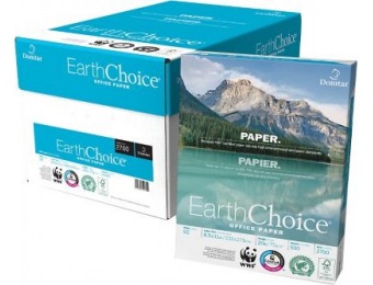 73% off Domtar EarthChoice Office Paper, 8 1/2"" x 11"", Case