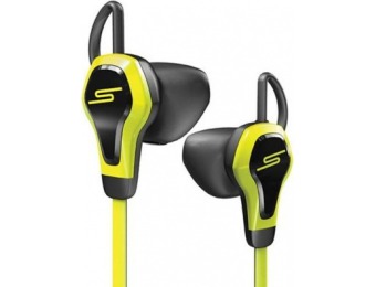 88% off SMS Biometric Earbuds with Heart Rate Monitor, Yellow