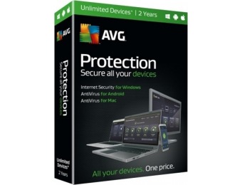 25% off AVG Software Download - Protection, 2-Year