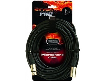 88% off Hot Wires MC6NN 6' XLR to XLR Microphone Cable