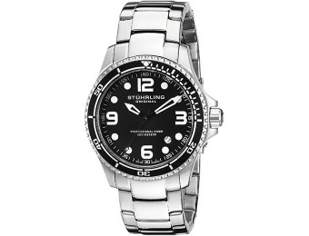 $345 off Stuhrling Original Men's 593.332D11 Aquadiver Swiss Watch