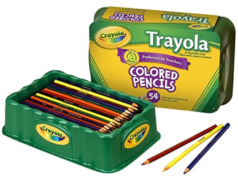 60% off Crayola Trayola Colored Pencils (54 Count)