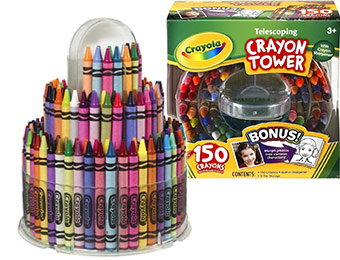 45% off Crayola Telescoping Tower 150-Count Crayons