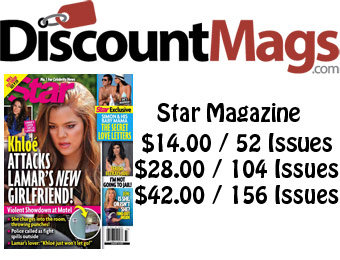 92% off Star Magazine Annul Subscription, $14 / 52 Issues
