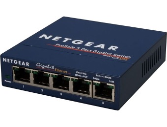 50% off Netgear GS105 5 Port Gigabit Business-Class Switch