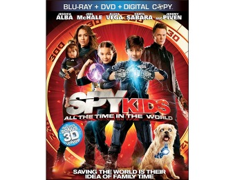 62% off Spy Kids 4: All the Time in the World (Blu-ray,3D,DVD,Digital)